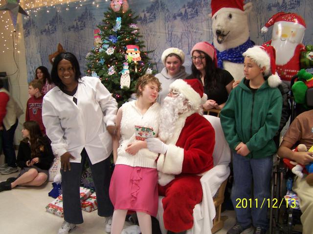 BMFC and Santa visit St. Edmond's Home